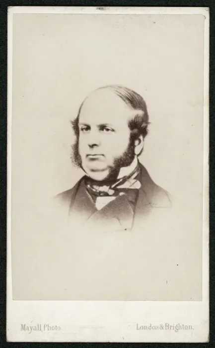 Framed Print : Ht Buckle / Mayall Cdv Framed Print : Ht Buckle / Mayall Cdv