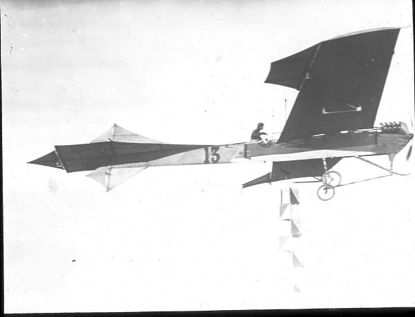 Hubert Latham flying an Antoinette monoplane