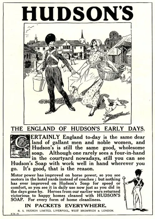 Framed Print : Hudson's Soap Advertisement Framed Print : Hudson's Soap Advertisement