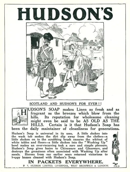Framed Print : Hudson's Soap Advertisement Framed Print : Hudson's Soap Advertisement
