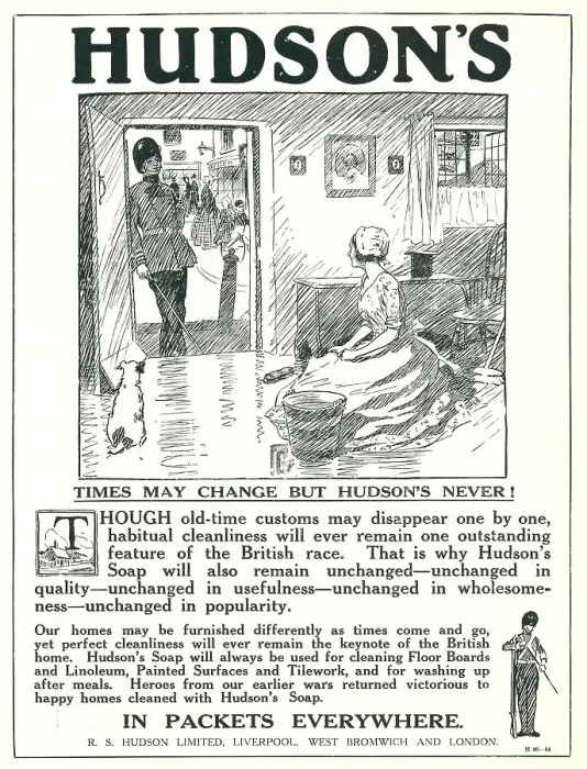 Framed Print : Hudson's Soap Advertisement Framed Print : Hudson's Soap Advertisement