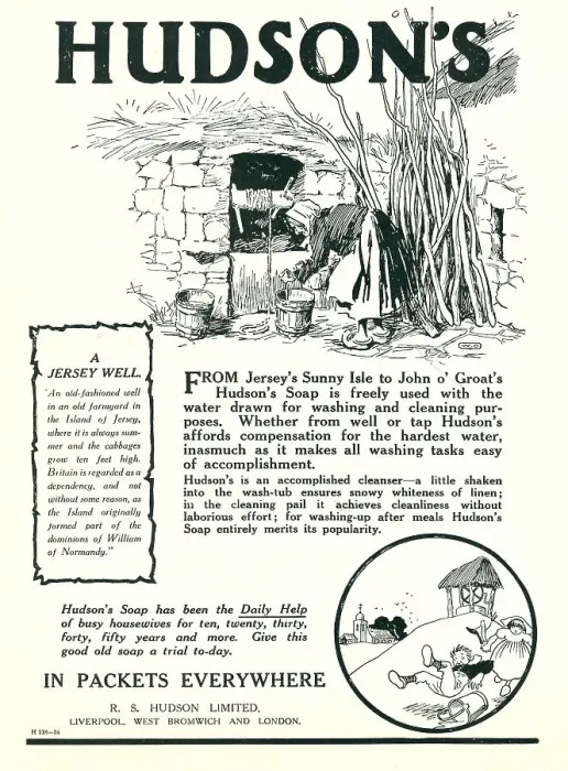 Framed Print : Hudson's Soap Advertisement Framed Print : Hudson's Soap Advertisement