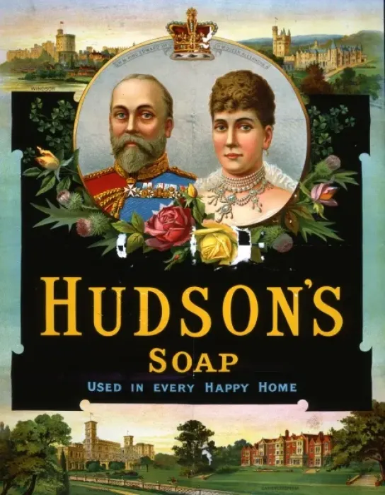 Framed Print : Hudsons soap advert Framed Print : Hudsons soap advert