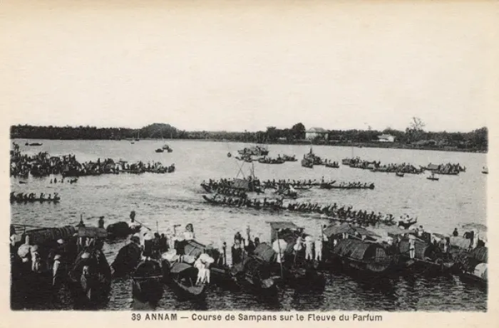 Framed Print : Hue, Vietnam - Sampan racing on the Perfume River Framed Print : Hue, Vietnam - Sampan racing on the Perfume River
