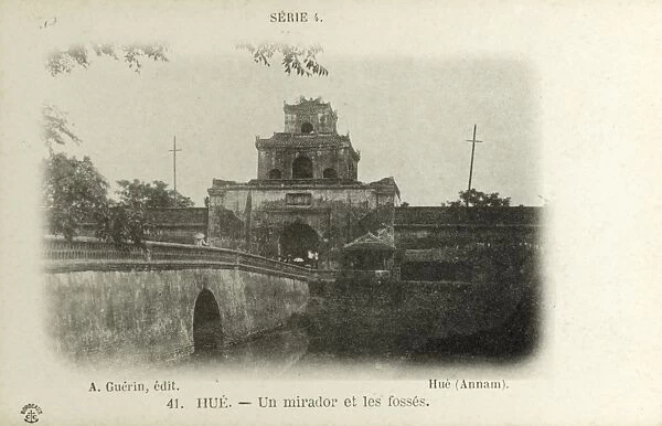 Hue, Vietnam - Watchtower of the citadel