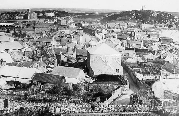 Framed Print : Hugh Town Isles of Scilly Victorian period Framed Print : Hugh Town Isles of Scilly Victorian period