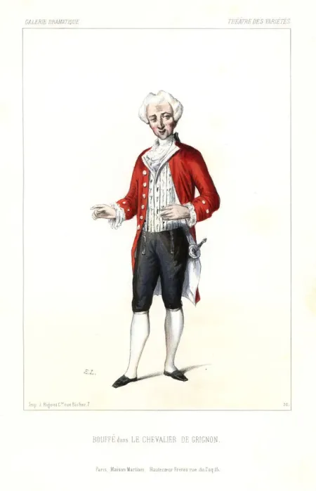 Framed Print : Hugues Bouffe in the vaudeville Le Chevalier Framed Print : Hugues Bouffe in the vaudeville Le Chevalier