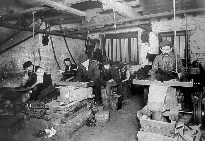 Framed Print : Hull Grinding workshop with grindstones Framed Print : Hull Grinding workshop with grindstones
