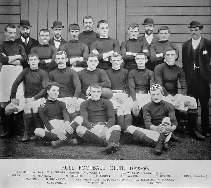 Framed Print : Hull Rugby Team in 1896 Framed Print : Hull Rugby Team in 1896
