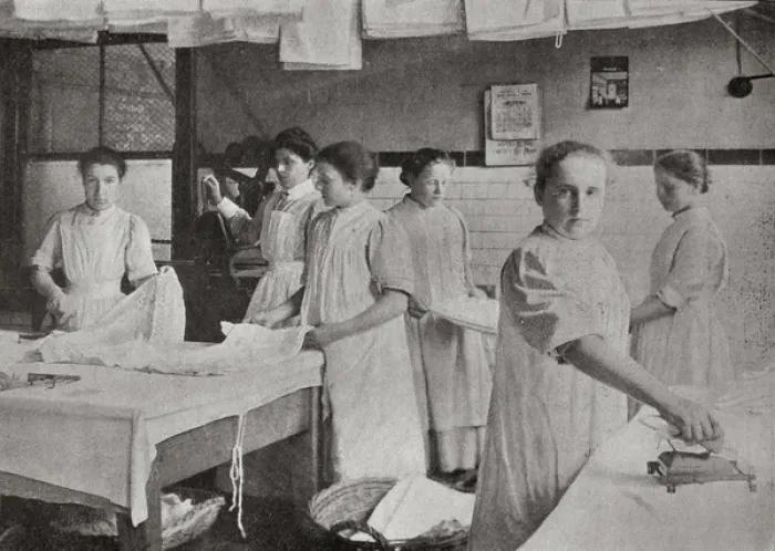 Framed Print : Hull Sailors Orphan Homes - Laundry Framed Print : Hull Sailors Orphan Homes - Laundry