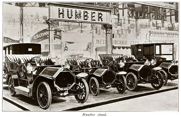Humber stand at Motor Show, Olympia 1907