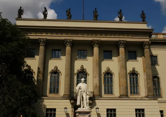 Framed Print : Humboldt University and statue of the German physicist Herma Framed Print : Humboldt University and statue of the German physicist Herma
