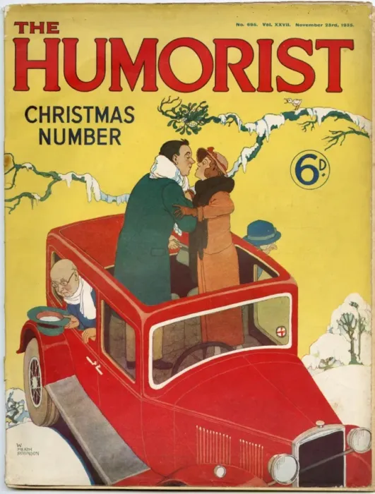 Framed Print : The Humorist Christmas Number Front Cover Framed Print : The Humorist Christmas Number Front Cover