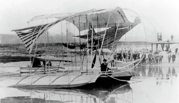 Framed Print : Humphreys Waterplane No. 2 early 1900s Framed Print : Humphreys Waterplane No. 2 early 1900s