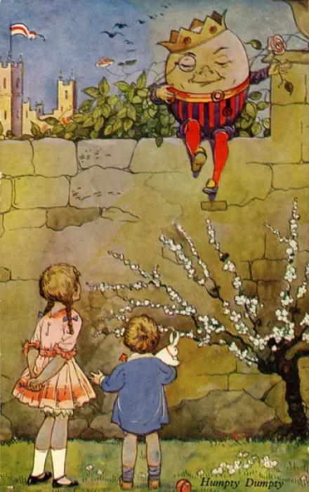 Framed Print : Humpty Dumpty by Charles Folkard Framed Print : Humpty Dumpty by Charles Folkard
