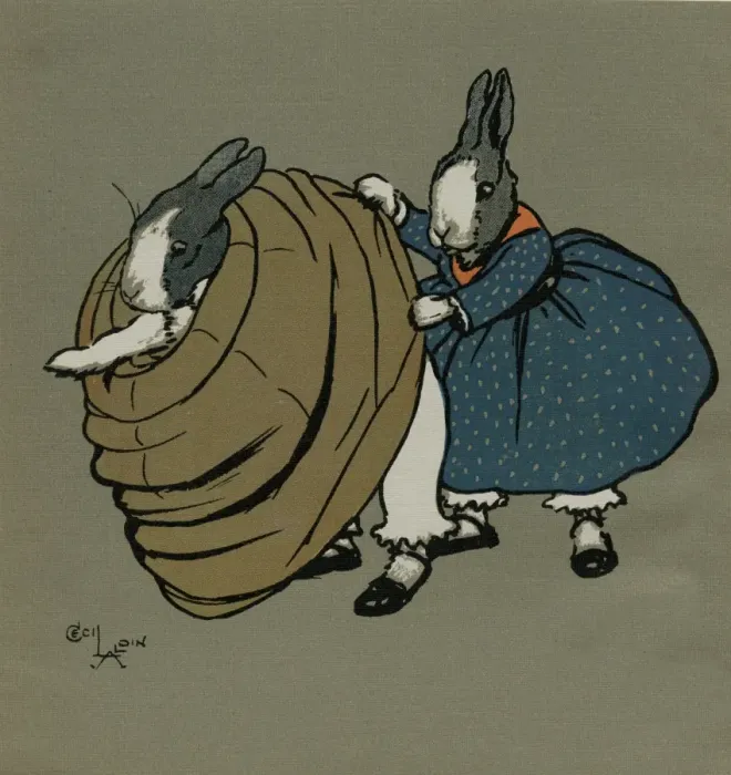 Framed Print : Humpty and Dumpty in Victorian fancy dress Framed Print : Humpty and Dumpty in Victorian fancy dress