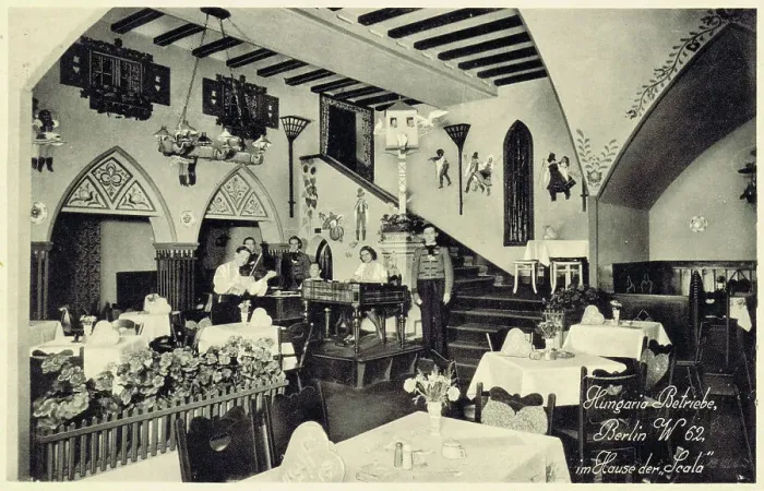 Framed Print : The Hungaria restaurant in the Scala Theatre building Framed Print : The Hungaria restaurant in the Scala Theatre building