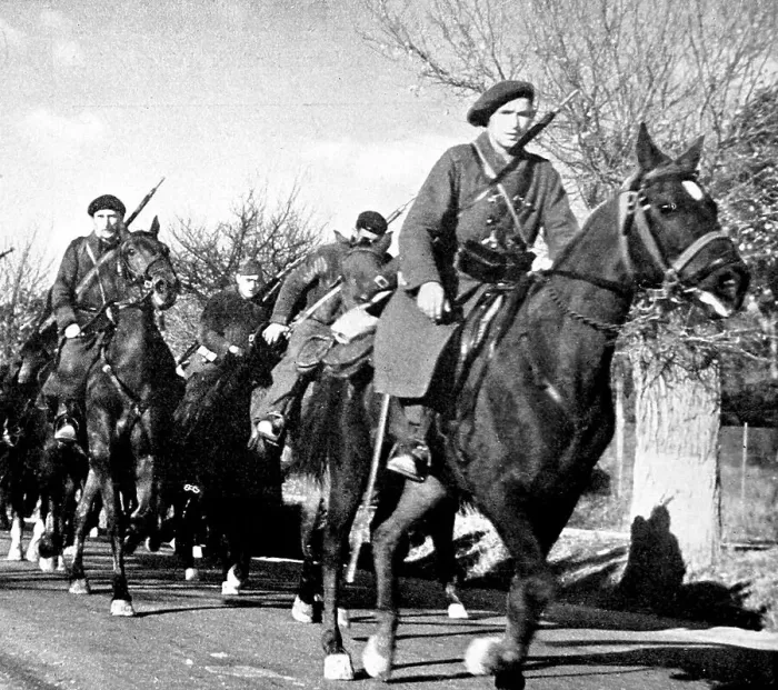 Framed Print : Hungarian Cavalry of the International Brigade; Spanish Civi Framed Print : Hungarian Cavalry of the International Brigade; Spanish Civi