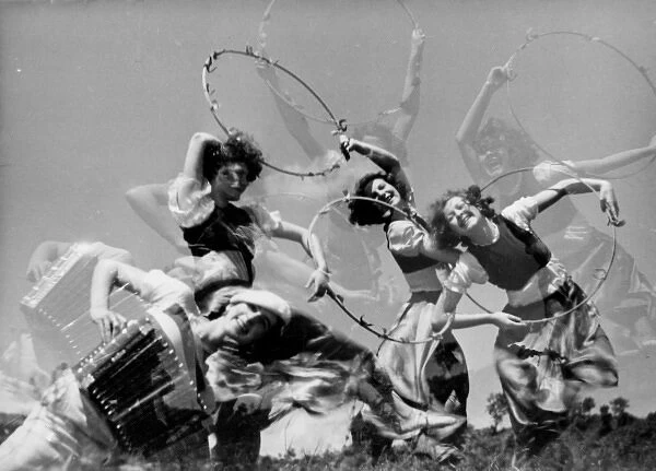 Hungarian Hoop Dancers