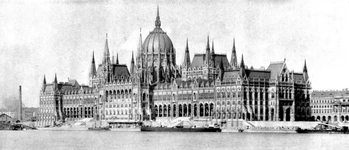 Framed Print : The Hungarian Houses of Parliament, Budapest, 1902 Framed Print : The Hungarian Houses of Parliament, Budapest, 1902
