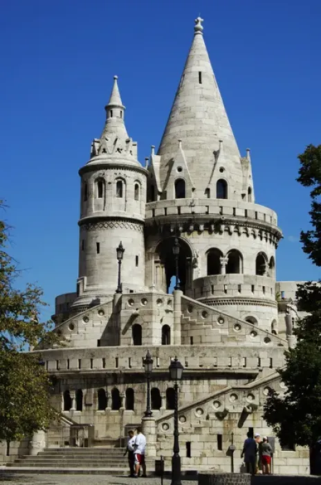 Framed Print : HUNGARY. BUDAPEST. View of Fishermans Bastion Framed Print : HUNGARY. BUDAPEST. View of Fishermans Bastion