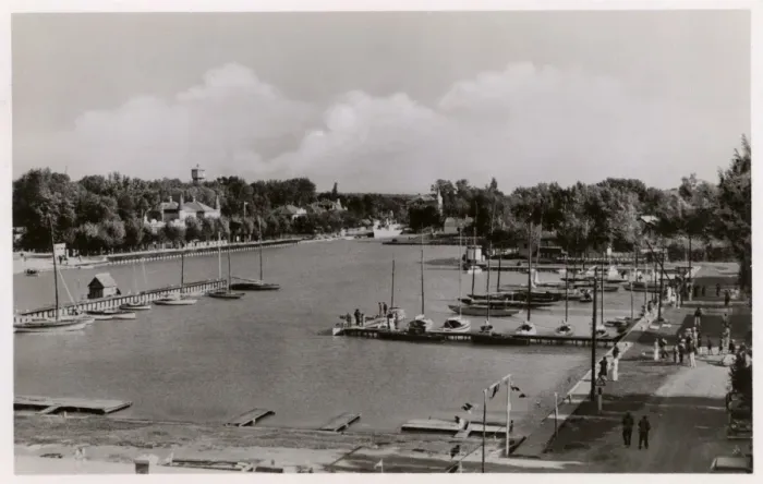 Framed Print : Hungary - Siofok - The Port Framed Print : Hungary - Siofok - The Port