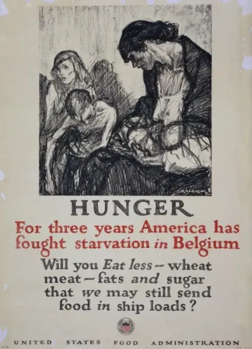 Framed Print : Hunger - For three years America has fought starvation in Be Framed Print : Hunger - For three years America has fought starvation in Be