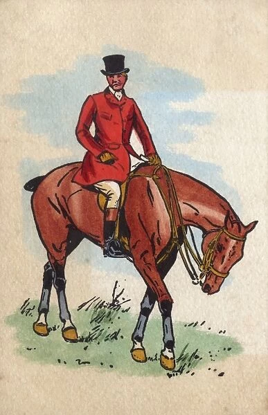 Hunstman on horseback