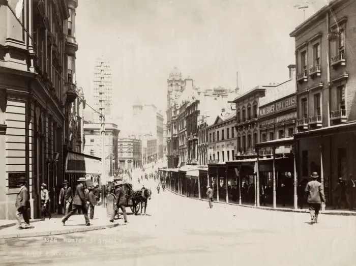 Framed Print : Hunter Street, Sydney, New South Wales, Australia Framed Print : Hunter Street, Sydney, New South Wales, Australia