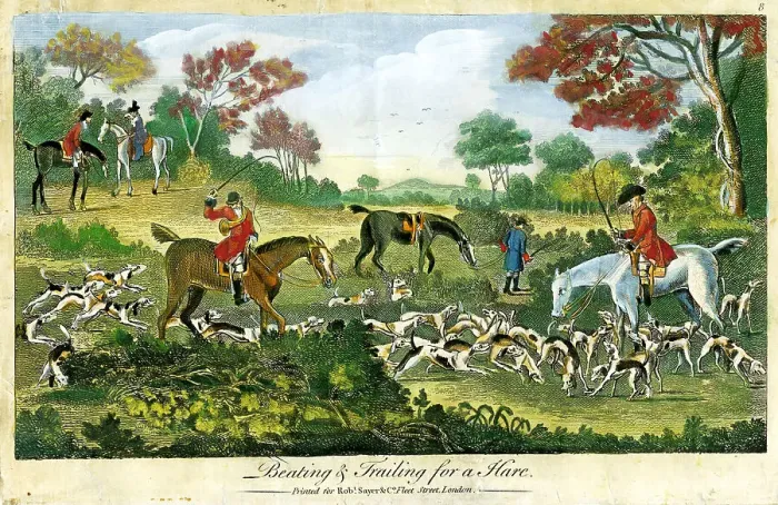 Framed Print : Hunting - Beating and Tracking