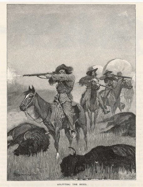 Hunting / Buffalo 1890