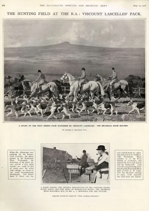Framed Print : The Hunting Field at the R. A. - Viscount Lascelles Pack Framed Print : The Hunting Field at the R. A. - Viscount Lascelles Pack