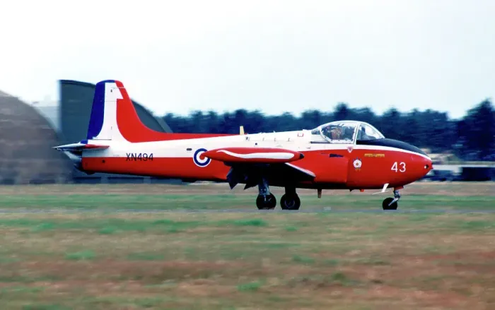 Framed Print : Hunting Jet Provost T. 3A XN494 - 43 Framed Print : Hunting Jet Provost T. 3A XN494 - 43