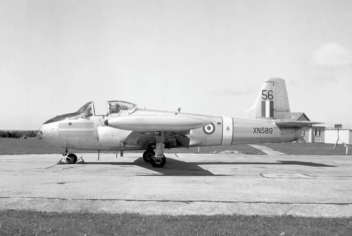Framed Print : Hunting-Percival Jet Provost T.3 XN589 - 56 Framed Print : Hunting-Percival Jet Provost T.3 XN589 - 56