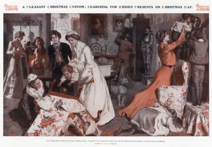 Framed Print : Hunting for Presents Framed Print : Hunting for Presents