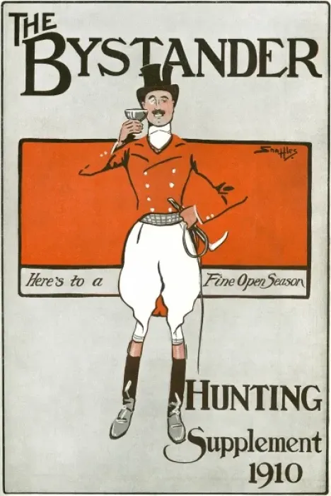 Framed Print : Hunting Toast 1910 Framed Print : Hunting Toast 1910