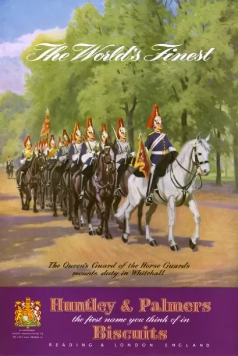 Framed Print : Huntley & Palmers advertisement, Coronation 1953 Framed Print : Huntley & Palmers advertisement, Coronation 1953
