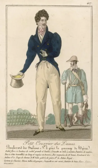 Framed Print : Huntsman Costume 1820S Framed Print : Huntsman Costume 1820S