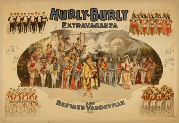 Framed Print : Hurly-Burly Extravaganza and Refined Vaudeville Framed Print : Hurly-Burly Extravaganza and Refined Vaudeville