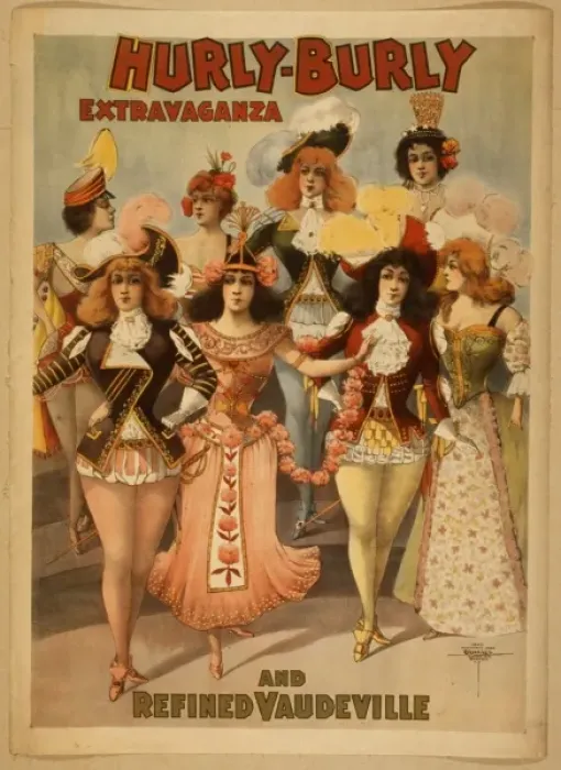 Framed Print : Hurly-Burly Extravaganza and Refined Vaudeville Framed Print : Hurly-Burly Extravaganza and Refined Vaudeville