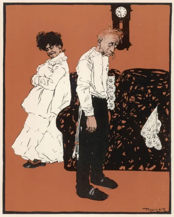 Framed Print : Husband / Wife / Disgruntled Framed Print : Husband / Wife / Disgruntled