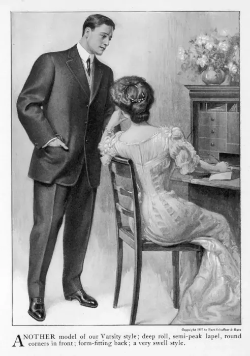 Framed Print : HUSBAND / WIFE / LETTER 1907 Framed Print : HUSBAND / WIFE / LETTER 1907