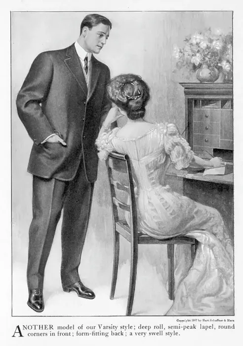 Framed Print : Husband / Wife / Letter 1907 Framed Print : Husband / Wife / Letter 1907