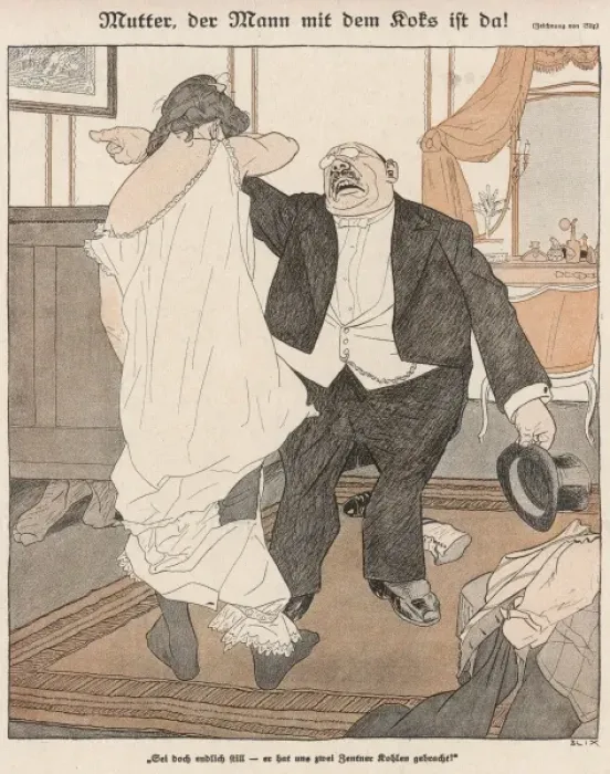 Framed Print : Husband / Wife / Quarrel 20C Framed Print : Husband / Wife / Quarrel 20C