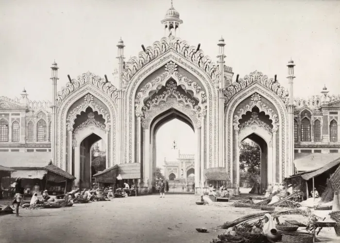 Framed Print : Hussainabad Gate, Lucknow, India, Samuel Bourne image Framed Print : Hussainabad Gate, Lucknow, India, Samuel Bourne image