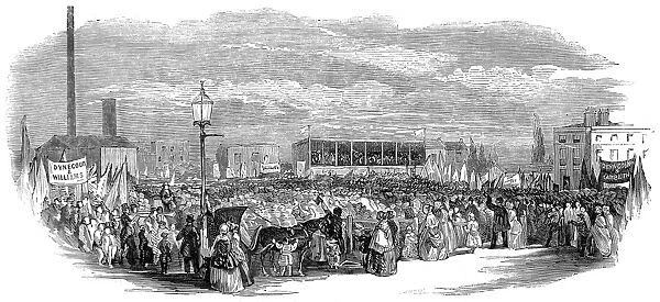 The Hustings on Kennington Common, London, 1852