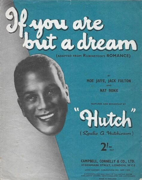 Hutch music sheet for If you are but a dream