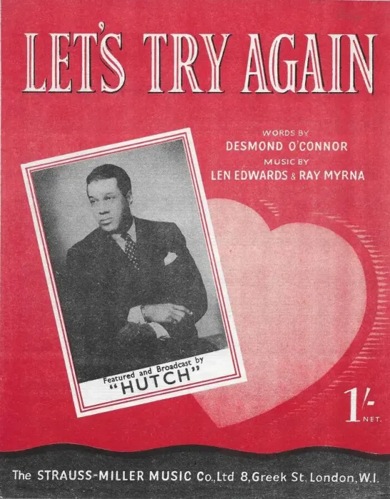 Framed Print : Hutch music sheet for Lets Try Again Framed Print : Hutch music sheet for Lets Try Again
