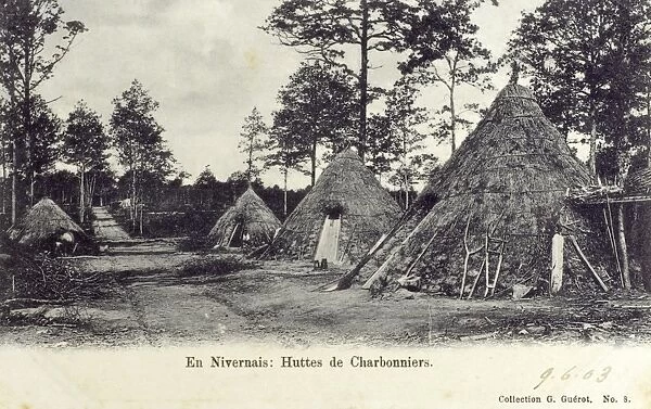 Huts of Charcoal Burners - Nevers