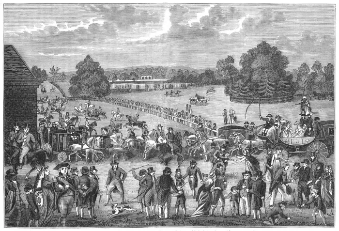 Framed Print : Hyde Park 1804 Framed Print : Hyde Park 1804